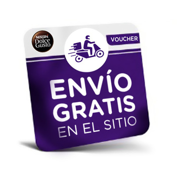 VOUCHER PARA ENVÍO GRATIS EN  DOLCE-GUSTO.COM.AR